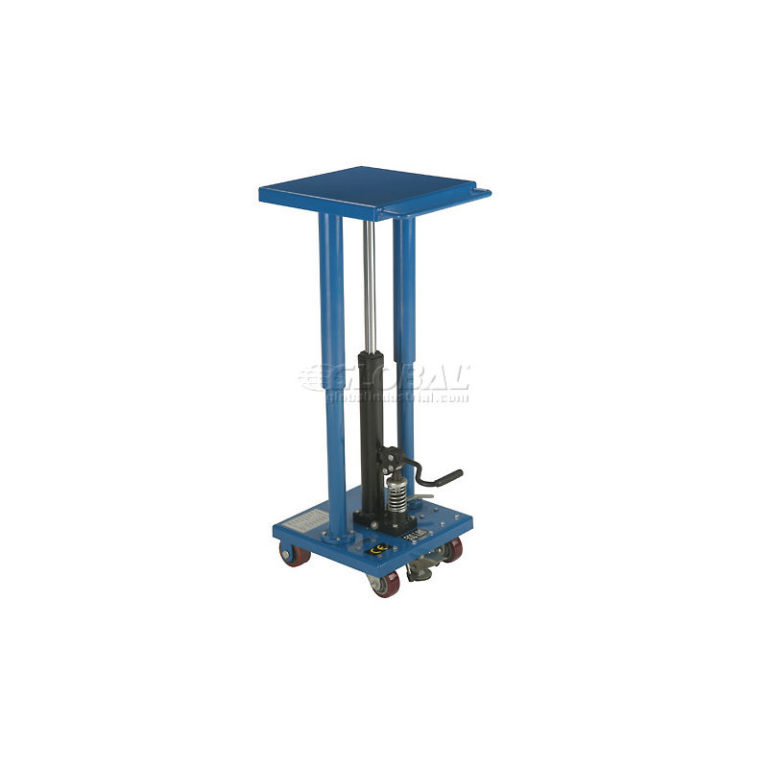 Work Positioning Post Lift Table with Foot Control 500 Lb. Capacity