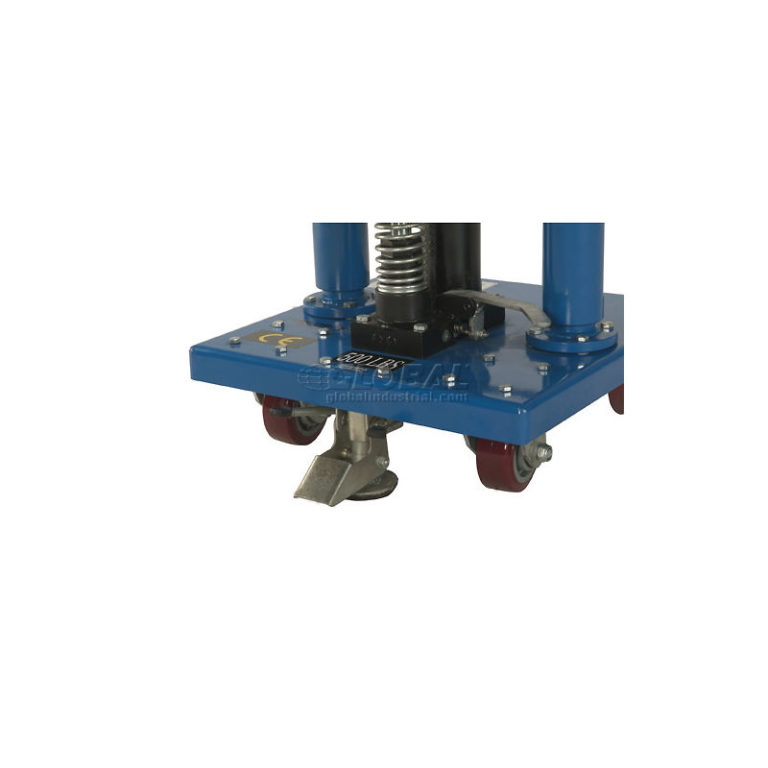 Work Positioning Post Lift Table with Foot Control 500 Lb. Capacity