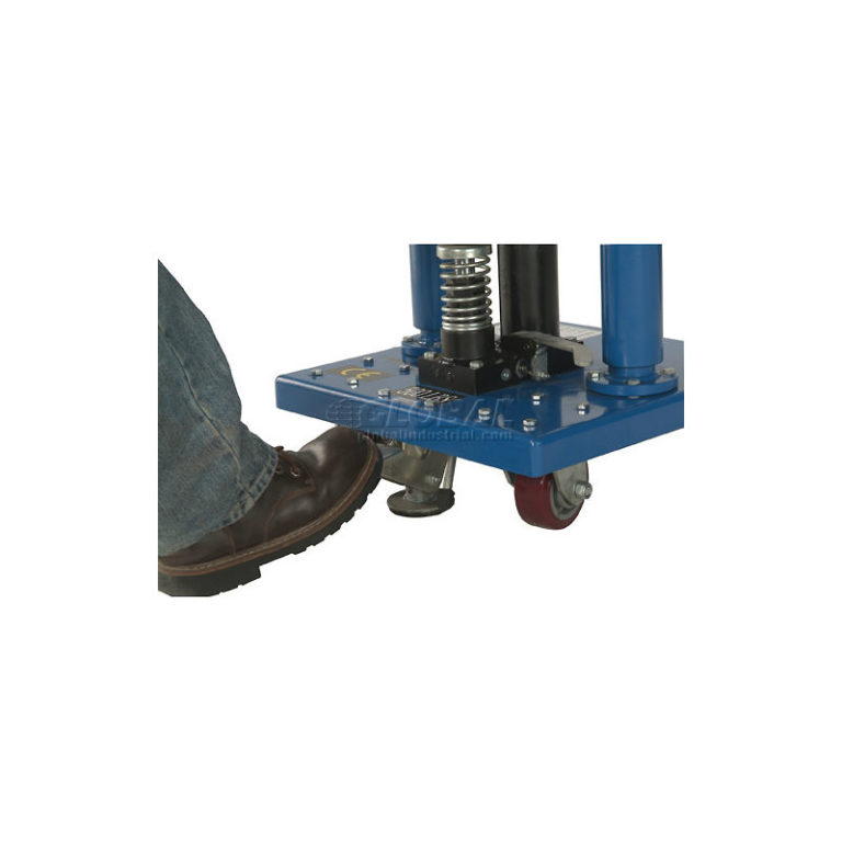 Work Positioning Post Lift Table with Foot Control 500 Lb. Capacity