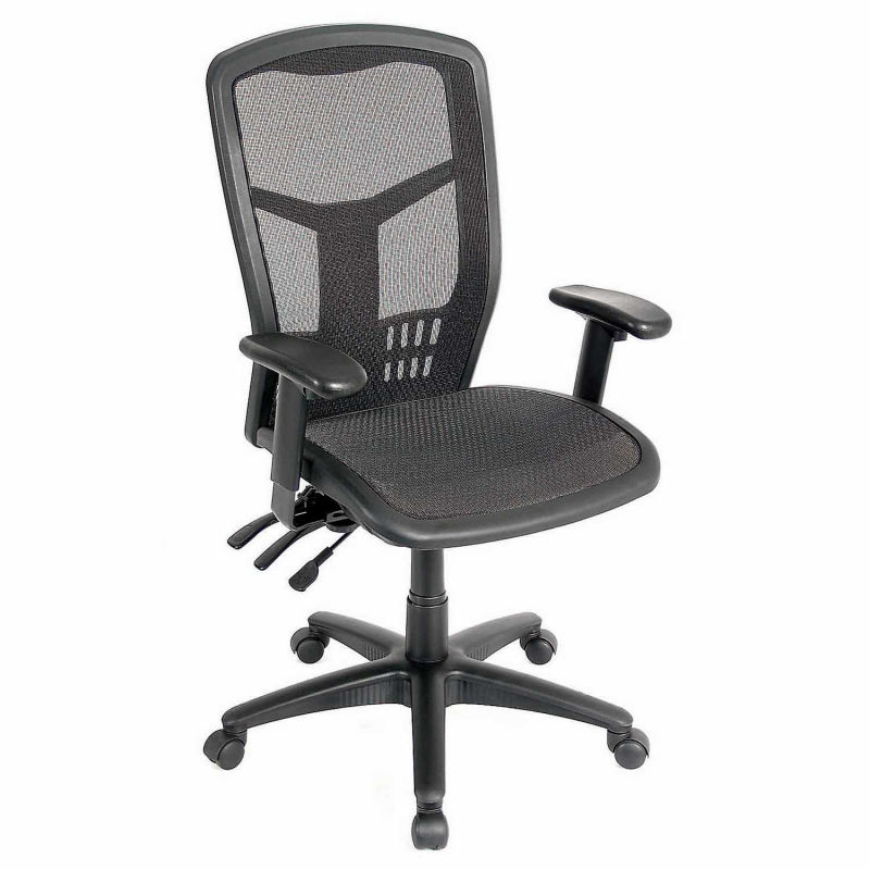 Mesh Office Chair Booster Seat Caster Wheel Student School Game