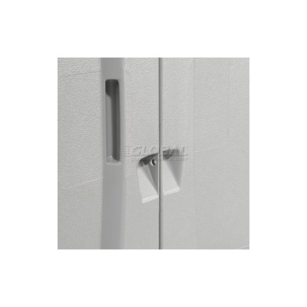 Rubbermaid 7083 Plastic Storage Full Double Door 36"W x 18"D x