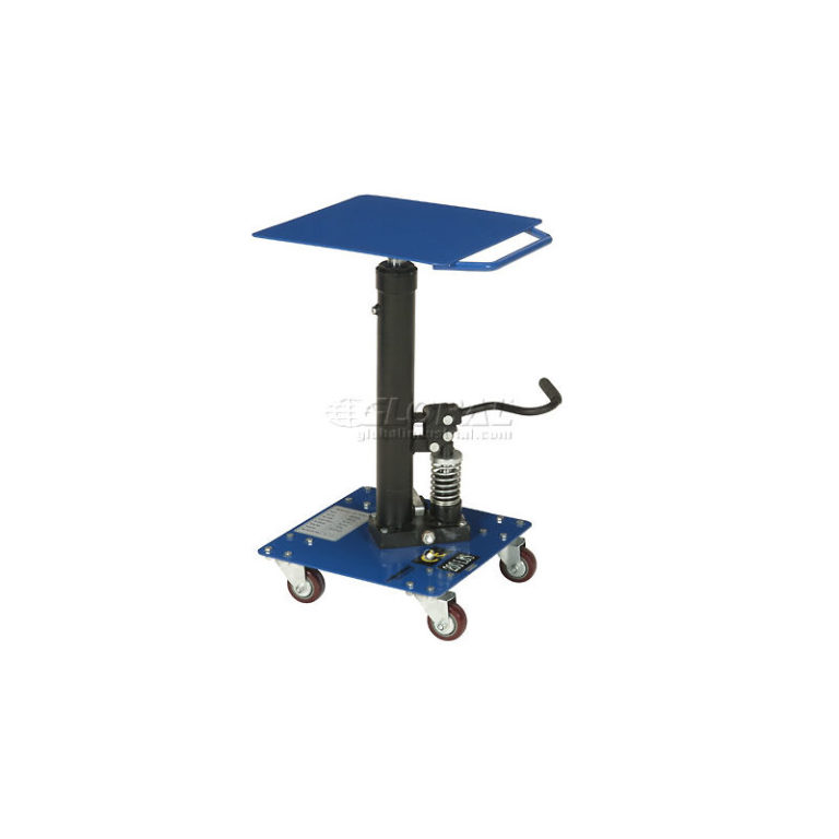 Work Positioning Post Lift Table Foot Control 200 Lb. Capacity ErgoSpec