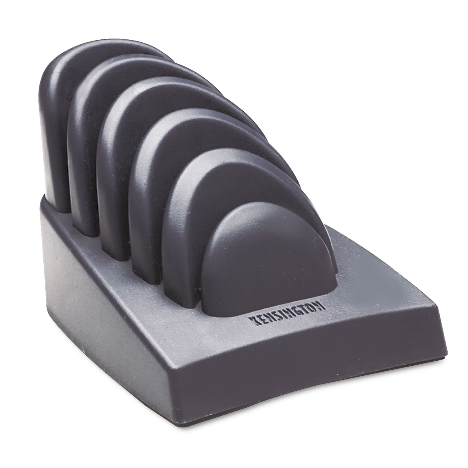 InSight Priority Puck Five-Slot Desktop Copyholder, Plastic, Dark Blue ...