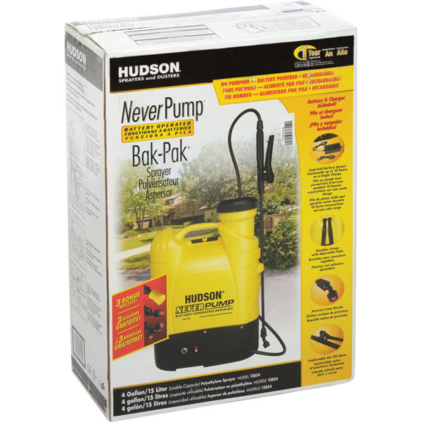 H.D. Hudson 13854 NeverPump BakPak Sprayer ErgoSpec