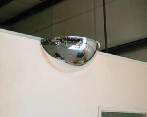 Se-Kure Controls® 26" Acrylic Lens View® Half Dome 180° Mirror