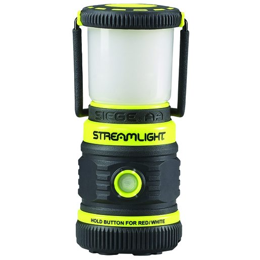 Streamlight® Black And Yellow Siege® Compact Hand Lantern With Magnetic Base (Requires 3 AA Batteries - Sold Seperately)
