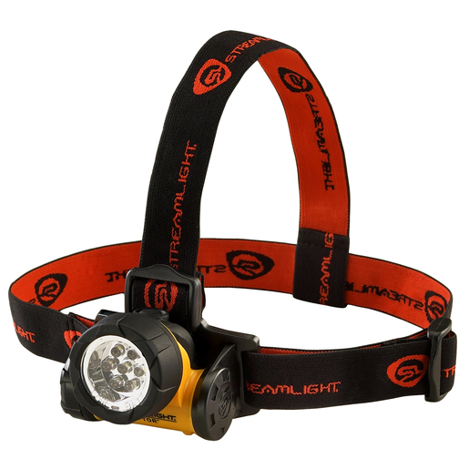 Streamlight® Yellow Septor® Head Lamp With LED (3 AAA Alkaline Batteries Included)