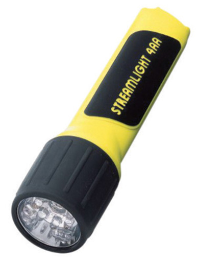 Streamlight® Yellow ProPolymer® Lux Division 2 Flashlight (4 AA Alkaline Batteries Included)