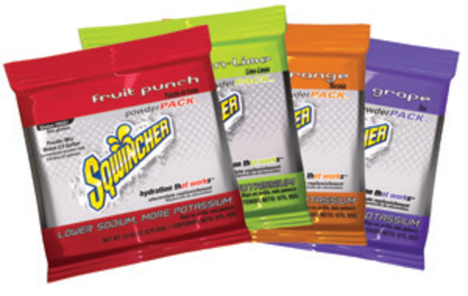 Sqwincher® 9.53 Ounce Powder Pack™ Instant Powder Concentrate Packet Assorted Flavors Electrolyte Drink - Yields 1 Gallon (20 Single Serving Packets Per Box)