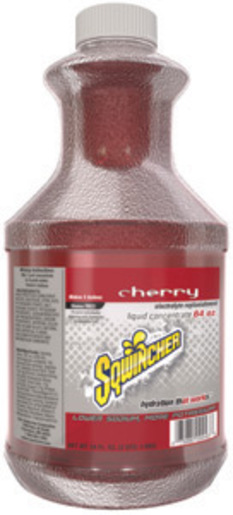 Sqwincher® 64 Ounce Liquid Concentrate Bottle Cherry Electrolyte Drink - Yields 5 Gallons (6 Each Per Case)
