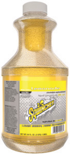 Sqwincher® 64 Ounce Liquid Concentrate Bottle Lemonade Electrolyte Drink - Yields 5 Gallons (6 Each Per Case)