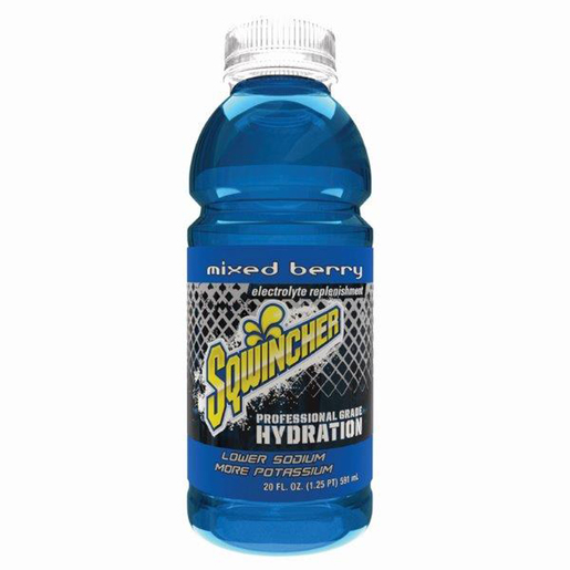 Sqwincher® 20 Ounce Liquid - Ready To Drink Mixed Berry Electrolyte Drink (24 Each Per Case)