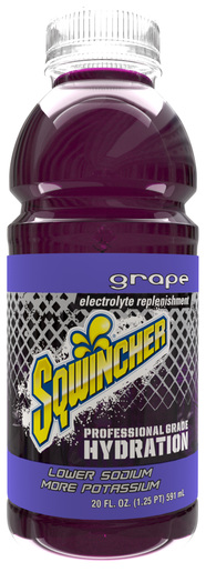 Sqwincher® 20 Ounce Liquid - Ready To Drink Grape Electrolyte Drink (24 Each Per Case)
