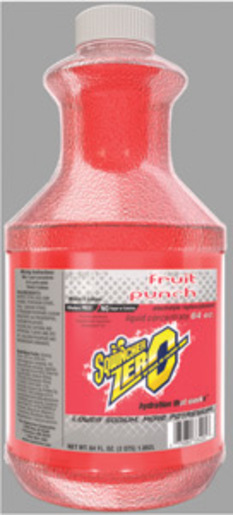 Sqwincher® 64 Ounce Sqwincher® ZERO Liquid Concentrate Bottle Fruit Punch Electrolyte Drink - Yields 5 Gallons (6 Each Per Case)
