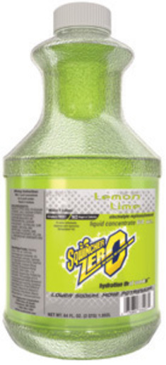 Sqwincher® 64 Ounce Sqwincher® ZERO Liquid Concentrate Bottle Lemon Lime Electrolyte Drink - Yields 5 Gallons (6 Each Per Case)