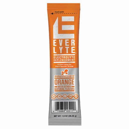 Sqwincher® 1 Ounce Lite™ Single Serve Packet Orange Electrolyte Drink- Yields 20 Ounces (8 Each Per Bag)