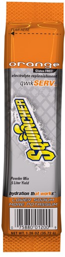 Sqwincher® 1.26 Ounce Qwik Serv™ Instant Powder Concentrate Packet Orange Electrolyte Drink - Yields 16.9 Ounces (8 Packs Per Bag)