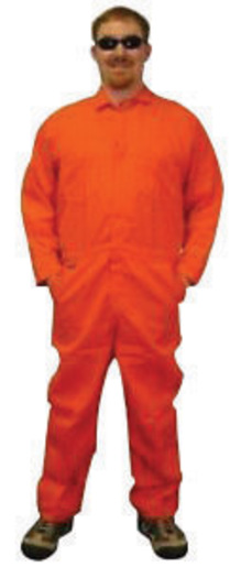 Stanco Safety Products™ Size 2X Orange Indura® Arc Rated Flame Resistant Coveralls With Front Zipper Closure