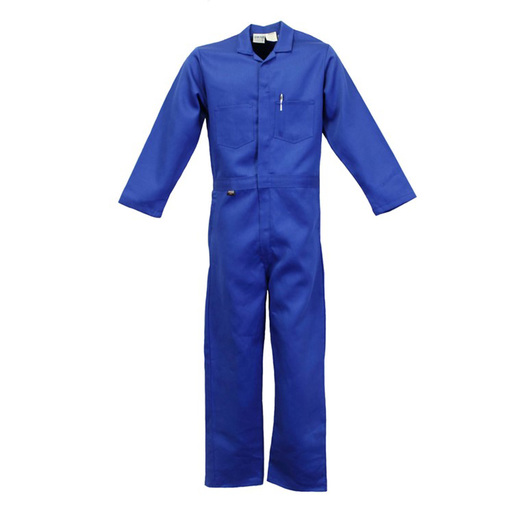 Stanco Safety Products™ Medium Royal Blue Indura® Arc Rated Flame Resistant Coveralls With Front Zipper Closure