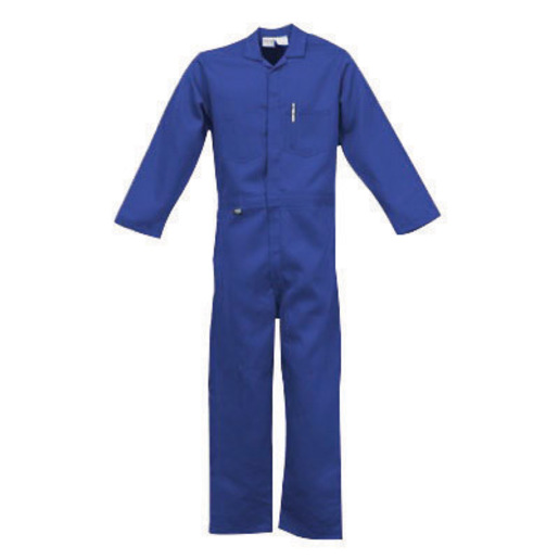 Stanco Safety Products™ Large Navy Blue Nomex® Nomex® IIIA Arc Rated Flame Resistant Coveralls With Front Zipper Closure