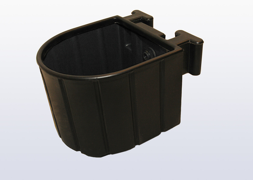 UltraTech 19 1/2" X 16" X 14 1/2" Ultra-IBC Spill Pallet Plus® Yellow Polyethylene Ultra-Bucket Shelf