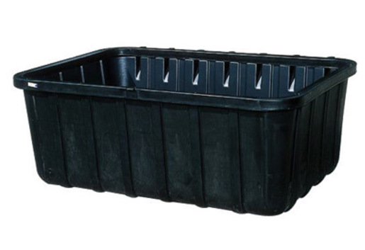 UltraTech 87" X 62 1/4" X 32 3/4" Ultra-550 Containment Sump® Black Polyethylene Spill Containment Sump With 605 Gallon Spill Capacity Without Drain For 500 And 550 Gallon Tank