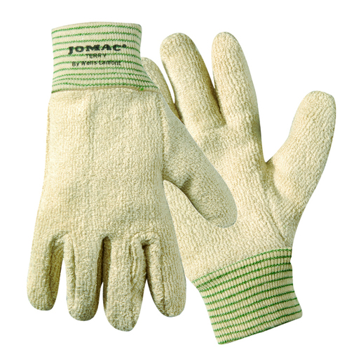 Wells Lamont Large Natural Jomac® Heavy Weight Loop-Out Terry Cloth Heat Resistant Gloves With Knit Wrist Cuff