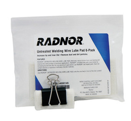 Radnor Untreated Wire Lube Pads (6 Per Package)