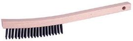 Radnor Carbon Steel Curved Handle Scratch Brush 3 X 19 Rows