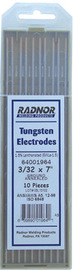 Radnor 3/32" X 7" Ground Finish 1.5% Lanthanated Tungsten Electrode (2 Per Package)
