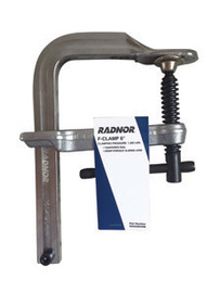 Radnor 6" Metal Medium Duty Floor Clamp With Tempered Rail And Drop-Forged Sliding Arm