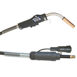 Radnor 400 A .052" - 1/16" Air Cooled MIG Gun With 15' Cable And Lincoln 5 Pin Style Connector