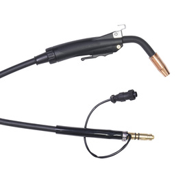 Radnor 130 A - 190 A Pro .030" - .035" Air Cooled MIG Gun With 10' Cable And Lincoln 4 Pin Style Connector