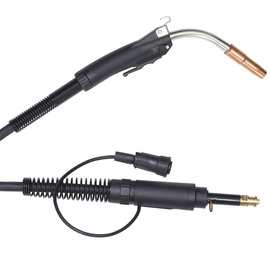 Radnor 250 A - 320 A Pro .030" - .035" Air Cooled MIG Gun With 15' Cable And Lincoln Style Connector