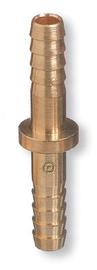 Radnor 44 1/4" - 1/4" Brass Round Barbed Hose Splicer