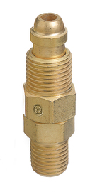 Radnor AW-427 B-Size Right Hand Threaded Male To 1/4" NPT Male Brass Inert Arc Adapter