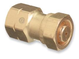 Radnor 317 CGA-520 To CGA-510 Brass Cylinder Adapter