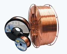 .045" ER70S-6 Radnor ArcPlus 6 Copper Coated Carbon Steel MIG Welding Wire 44# 12'' Fiber Spool