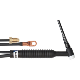 Radnor Model 26F-25-R 200 Amp Air Cooled Flexible Head TIG Torch Package With 25' Lead And 2 Piece Power Cable