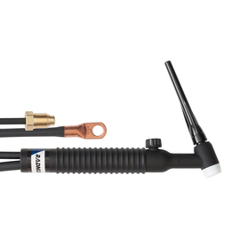 Radnor Model 26V-12-2 200 Amp Air Cooled TIG Torch Package With 12.5' Lead And 2 Piece Power Cable