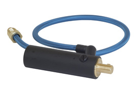 Radnor Model DA-1820L Dinse Plug With 18" Auxiliary Hose With 5/8"-18LH Nut And 7/8"-14LH Power Cable Connection