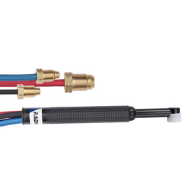 Radnor Model 24WN-12-R 180 Amp Water Cooled 90¡ Head TIG Torch Package With 12.5' Lead And Braided Rubber Power Cable