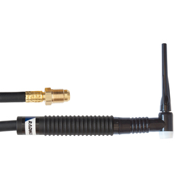 Radnor Model 26FMT-25-R One Piece 200 Amp Air Cooled TIG Torch Package With Flexible Head And 25' Rubber Power Cable