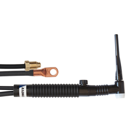 Radnor Model 26FVMT-25-2 Two Piece 200 Amp Air Cooled TIG Torch Package With Flexible Head, 25' Power Cable And Valve