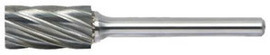 Radnor SA-51FM 1/4" Dia X 1/2" X 1/8" X 2" Cylinder (No End Cut) Aluminum Cut Carbide Bur
