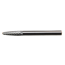Radnor SF-42SC 1/8" Dia X 1/2" X 1/8" X 1 1/2" Tree Single Cut Carbide Bur