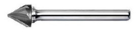 Radnor SJ-42FM 1/8" Dia X 3/32" X 1/8" X 1 1/2" 60¡ Included Cone Aluminum Cut Carbide Bur