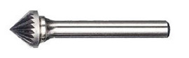 Radnor SK-7SC 3/4" Dia X 3/8" X 1/4" X 2 1/8" 90¡ Included Cone Single Cut Carbide Bur