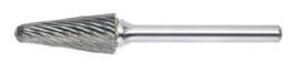 Radnor SL-1L6SC 1/4" Dia X 5/8" X 1/4" X 6 3/4" 14ยก Included Cone Single Cut Carbide Bur