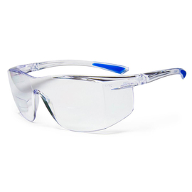 Radnor Readers Series 1.5 Diopter Safety Glasses With Clear Frame And Clear Polycarbonate Anti-Scratch Lens